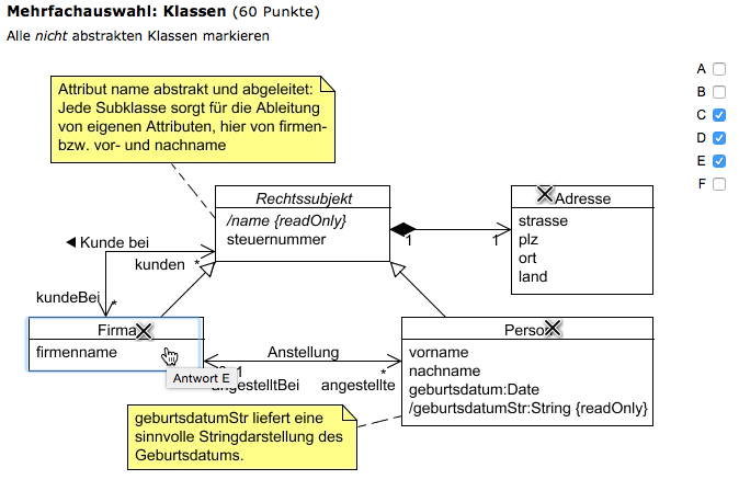 Mehrfachauswahl von Bildbereichen