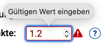 Number-Element in Safari